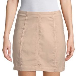 Free people modern femme mini skirt - light pink - size 8
